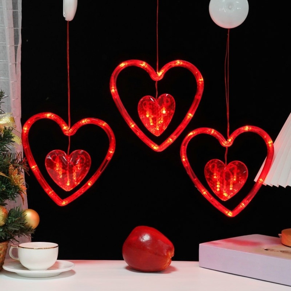 Creative Heart Curtain Fairy L - đánh giá và giá Led Fairy String Lights