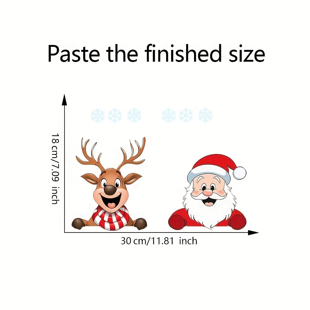 Festive Christmas Window Stick - đánh giá và giá Snowflake Window Decal