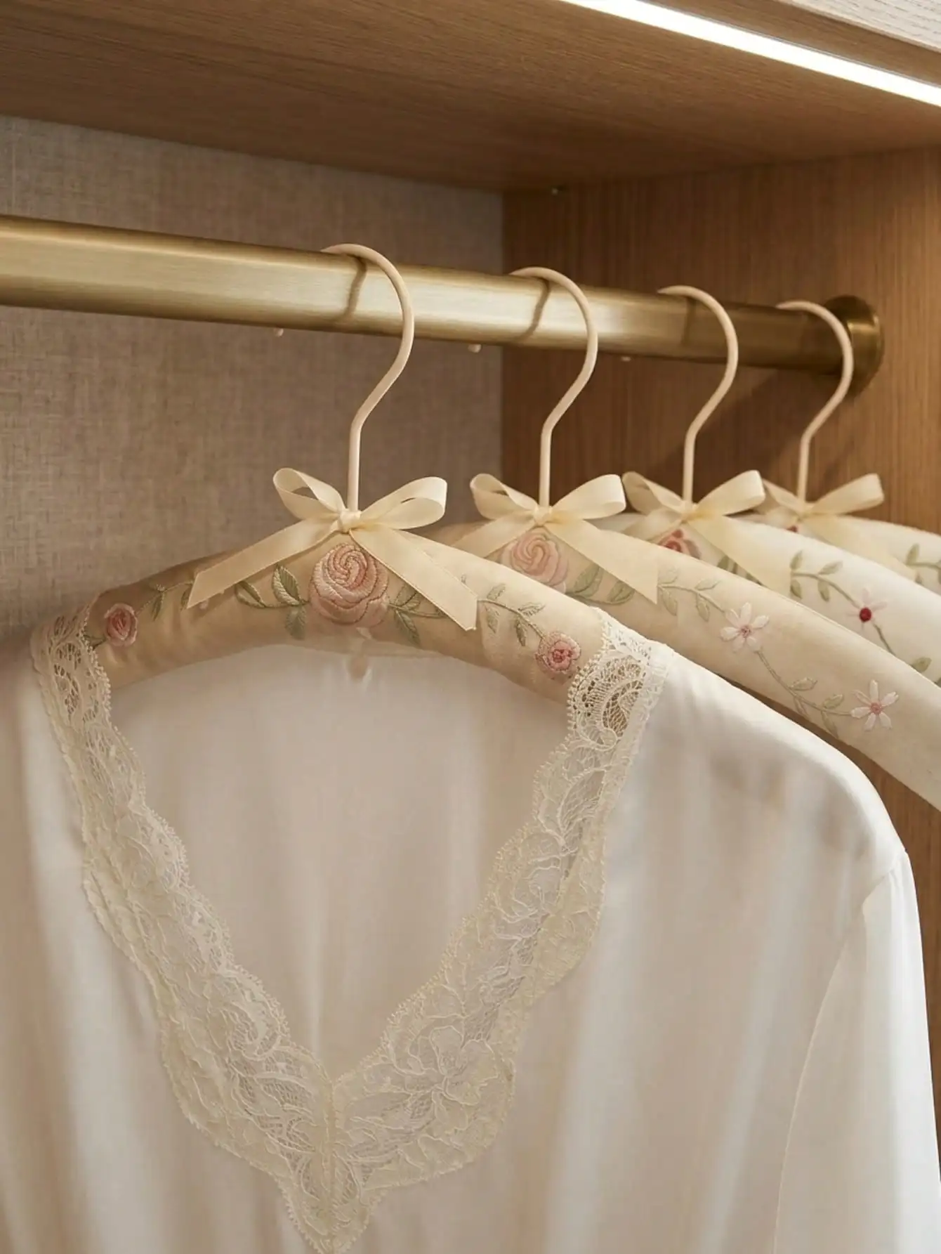 Embroidery-Covered Hanging Rac - đánh giá và giá Ribbon Bow Gift