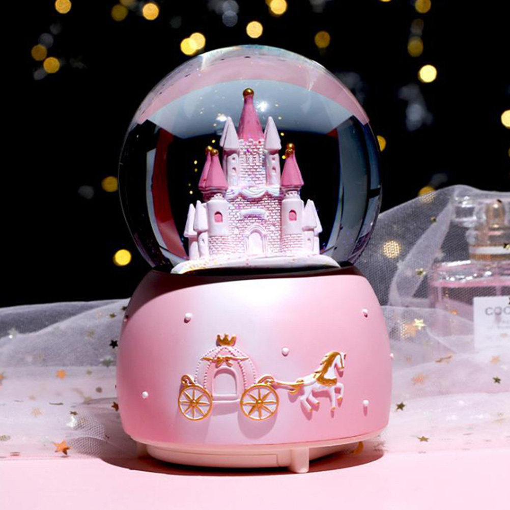 1Pcs Music Snow Globe Desktop  - đánh giá và giá Snow Globe Musical