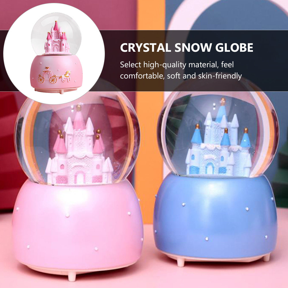 1Pcs Music Snow Globe Desktop  - đánh giá và giá Snow Globe Musical