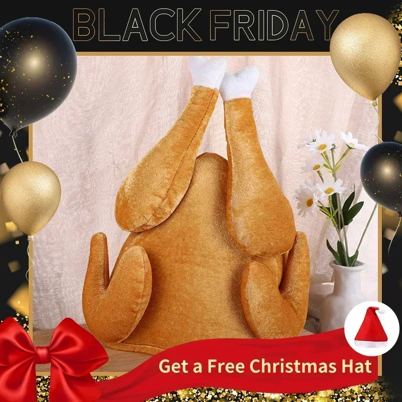New Plush Roasted Thanksgiving - đánh giá và giá Santa Hat Plush