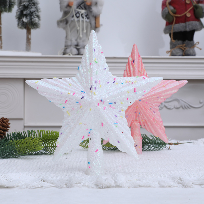 Christmas Pink Pentagon Top St - đánh giá và giá Star Tree Topper