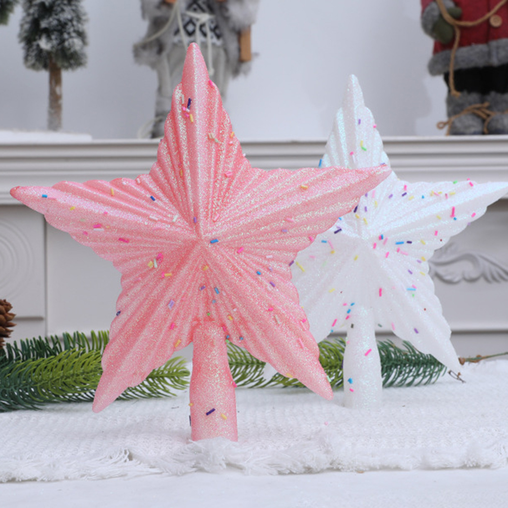 Christmas Pink Pentagon Top St - đánh giá và giá Star Tree Topper