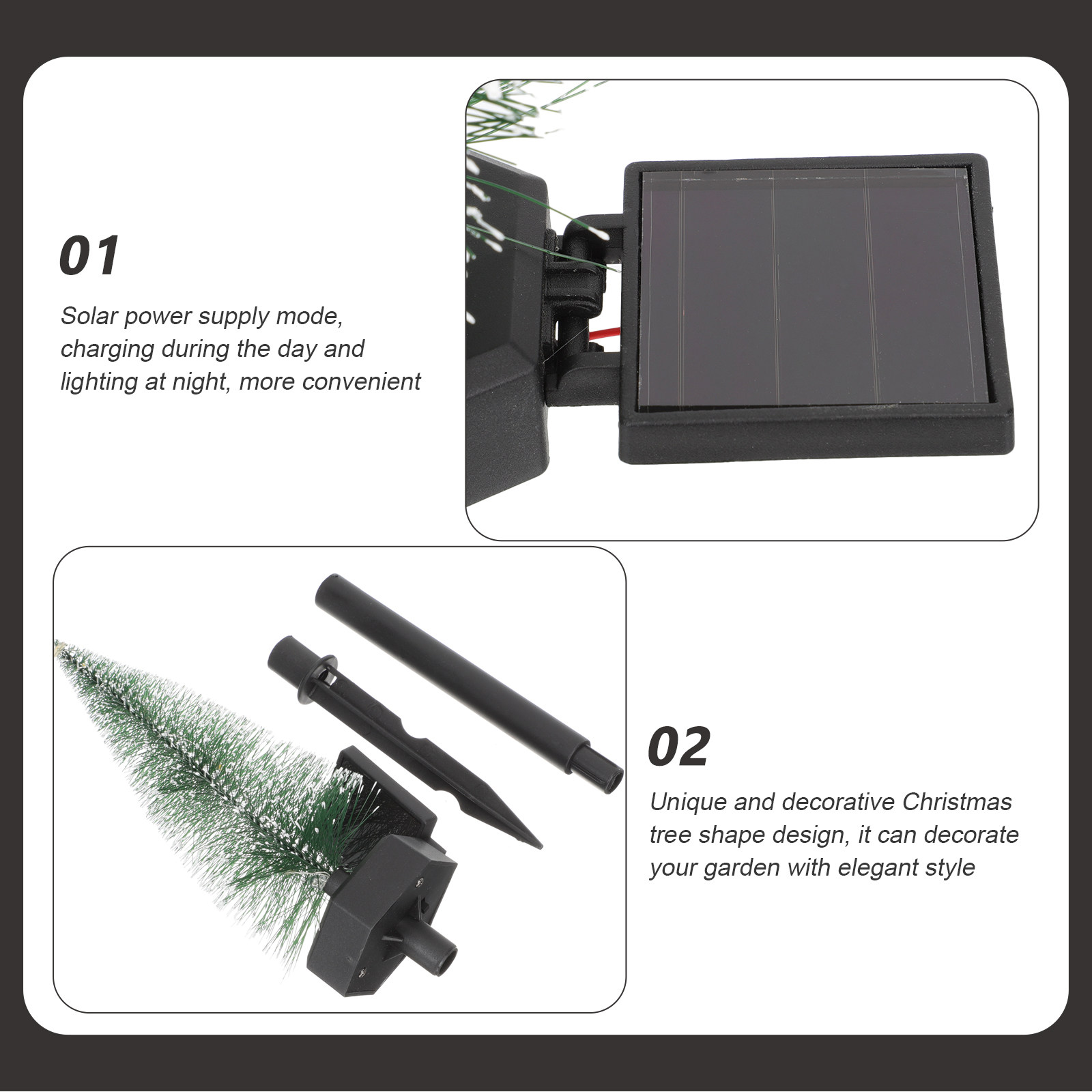 Outdoor Waterproof Garden Sola - đánh giá và giá Christmas Lights Outdoor