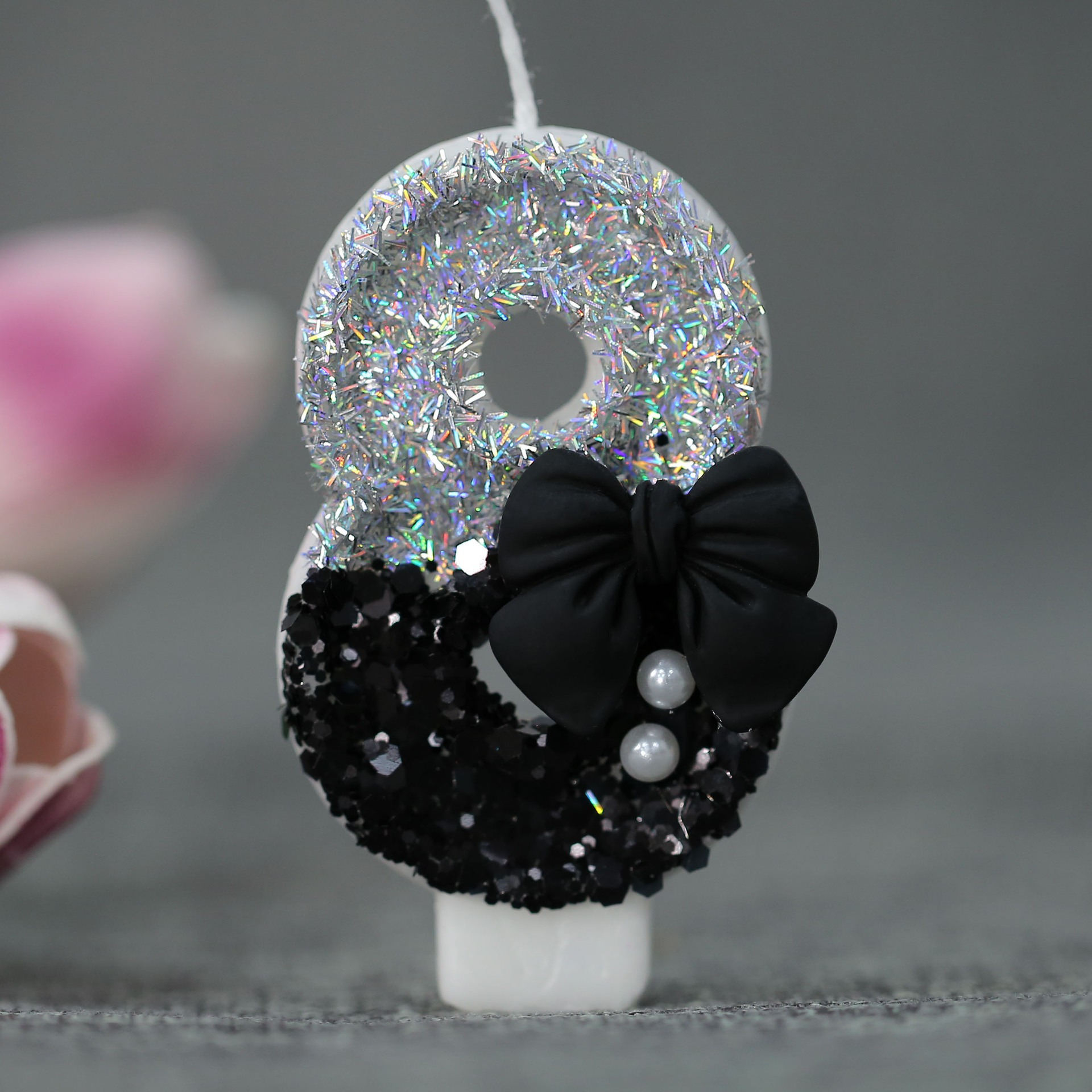 Midnight Bow & Pearl 0-9 Numbe - đánh giá và giá Holiday Candle Set