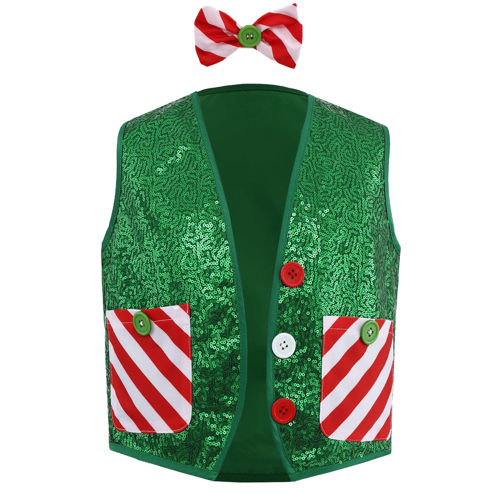 Boys Girls Christmas Shiny Seq - đánh giá và giá Elf Costume Christmas