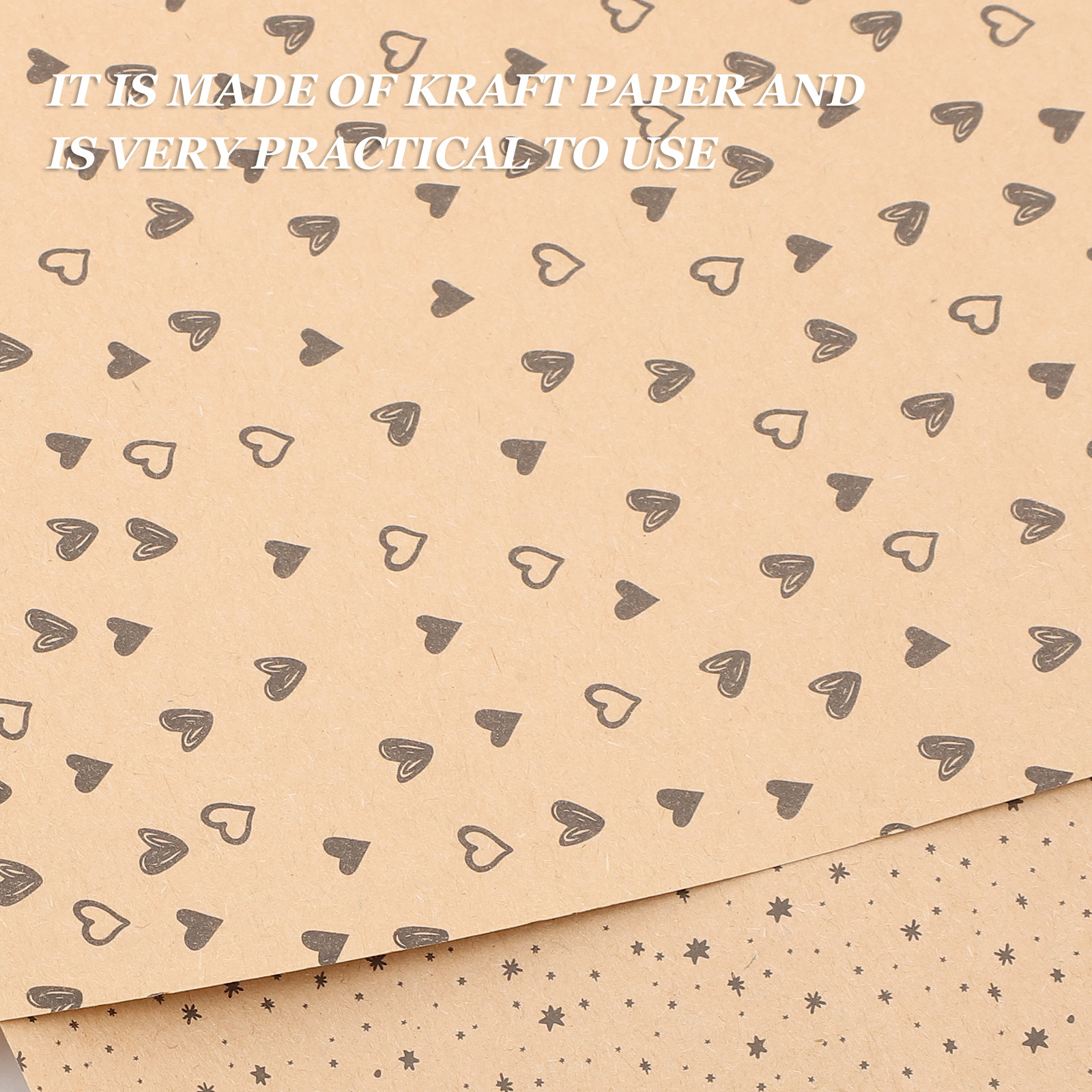 8Pcs Brown Kraft Gift Wrap Pap - đánh giá và giá Gift Box Wrap Set