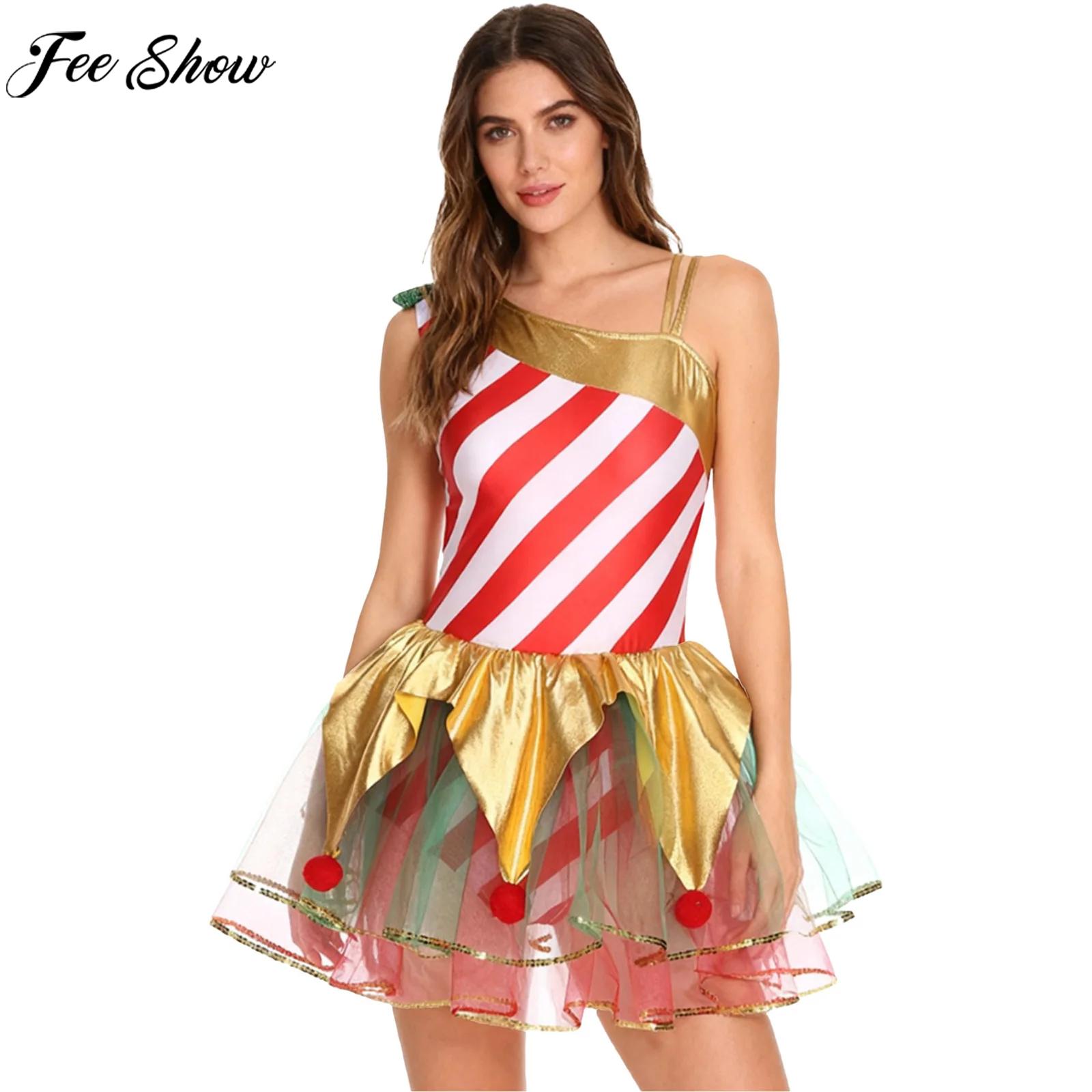 Women Christmas Candy Cane Dre - đánh giá và giá Elf Costume Christmas