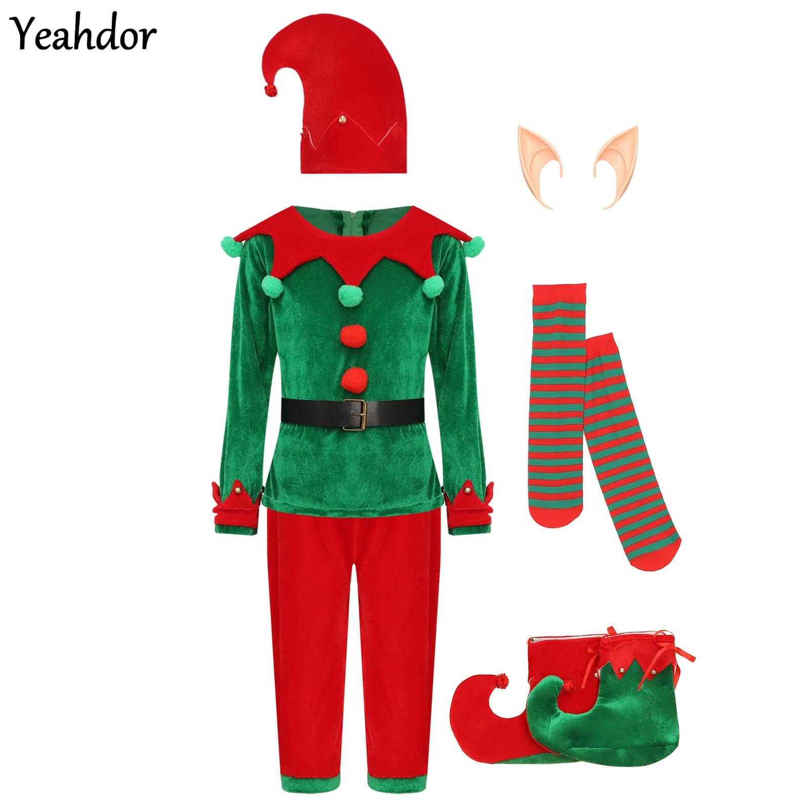 Boys Christmas Santa Claus Cos - đánh giá và giá Elf Costume Christmas