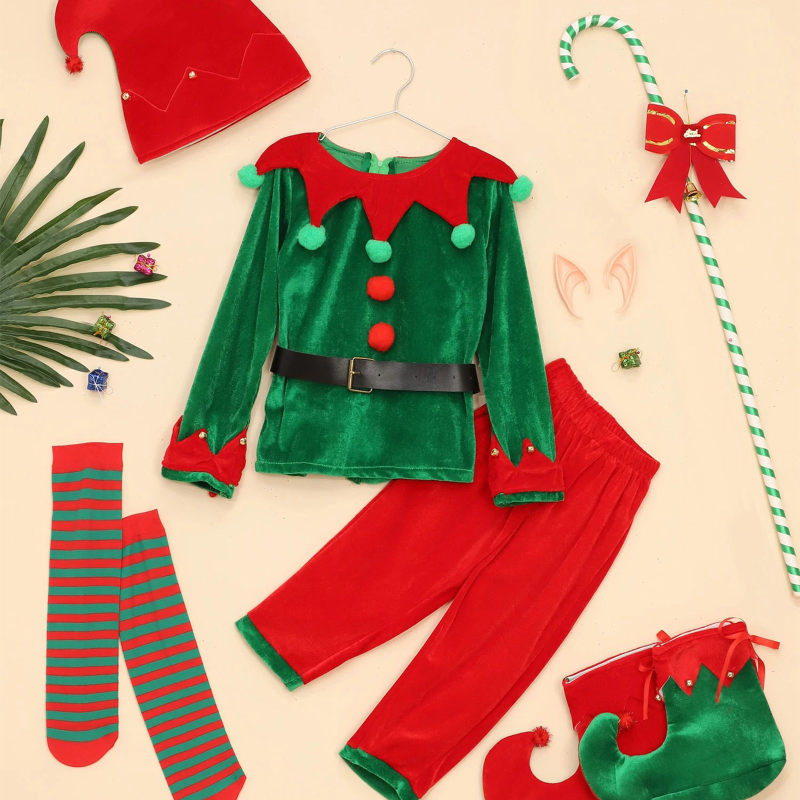 Boys Christmas Santa Claus Cos - đánh giá và giá Elf Costume Christmas