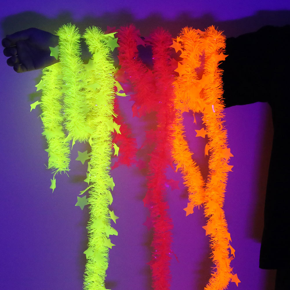 Birthday Theme Fluorescent Mac - đánh giá và giá Tinsel Garland Decoration