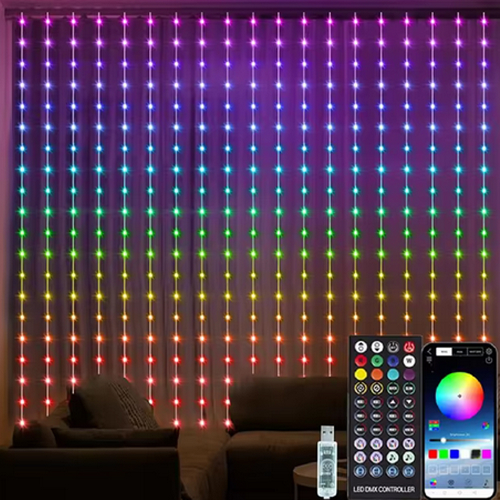 3M RGB Smart LED Curtain Light - đánh giá và giá Led Fairy String Lights