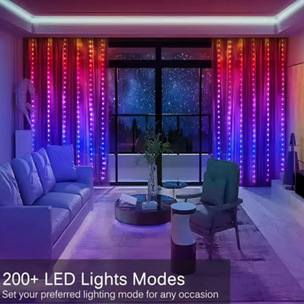 3M RGB Smart LED Curtain Light - đánh giá và giá Led Fairy String Lights