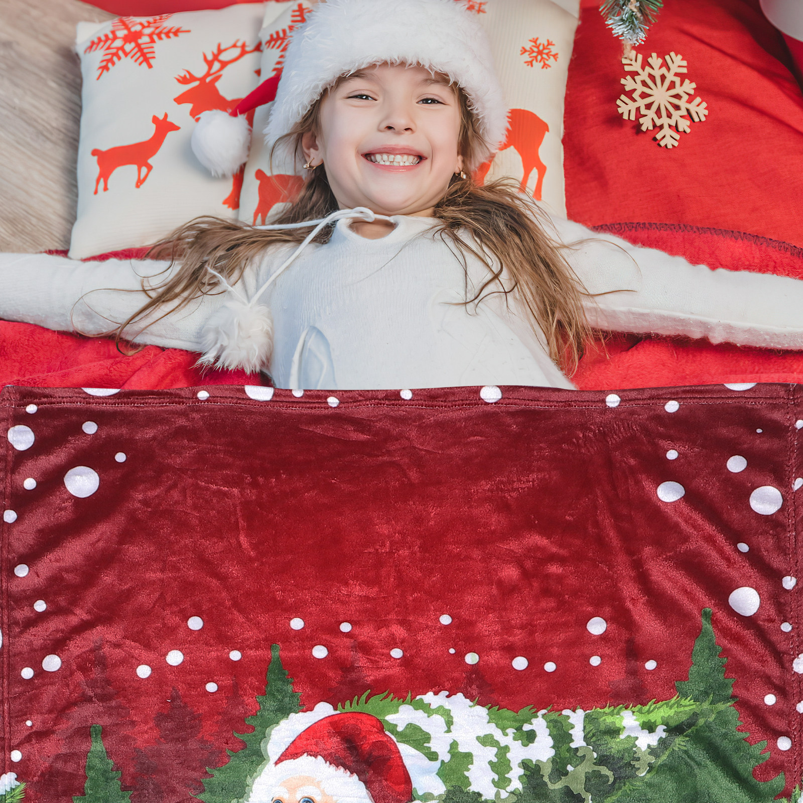 Charming Christmas Throw Blank - đánh giá và giá Christmas Throw Blanket