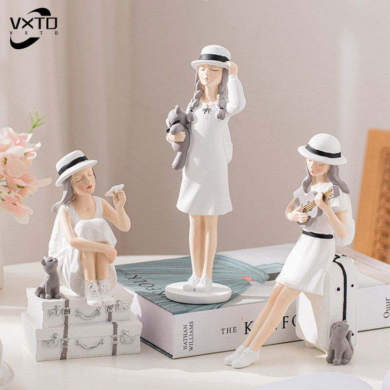 Creative Nordic Cute Girl Resi - đánh giá và giá Nutcracker Figurine