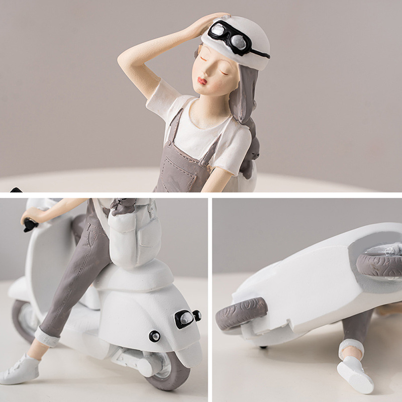 Creative Nordic Cute Girl Resi - đánh giá và giá Nutcracker Figurine