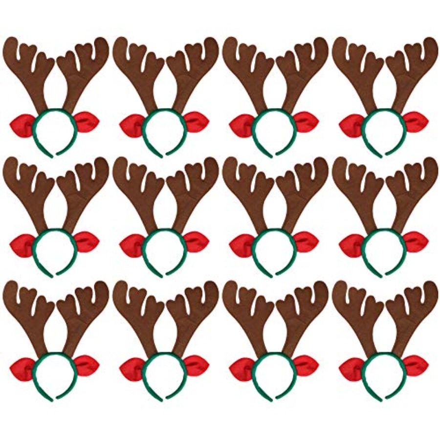 Max Fun 12Pcs Christmas Reinde - đánh giá và giá Reindeer Antlers Headband