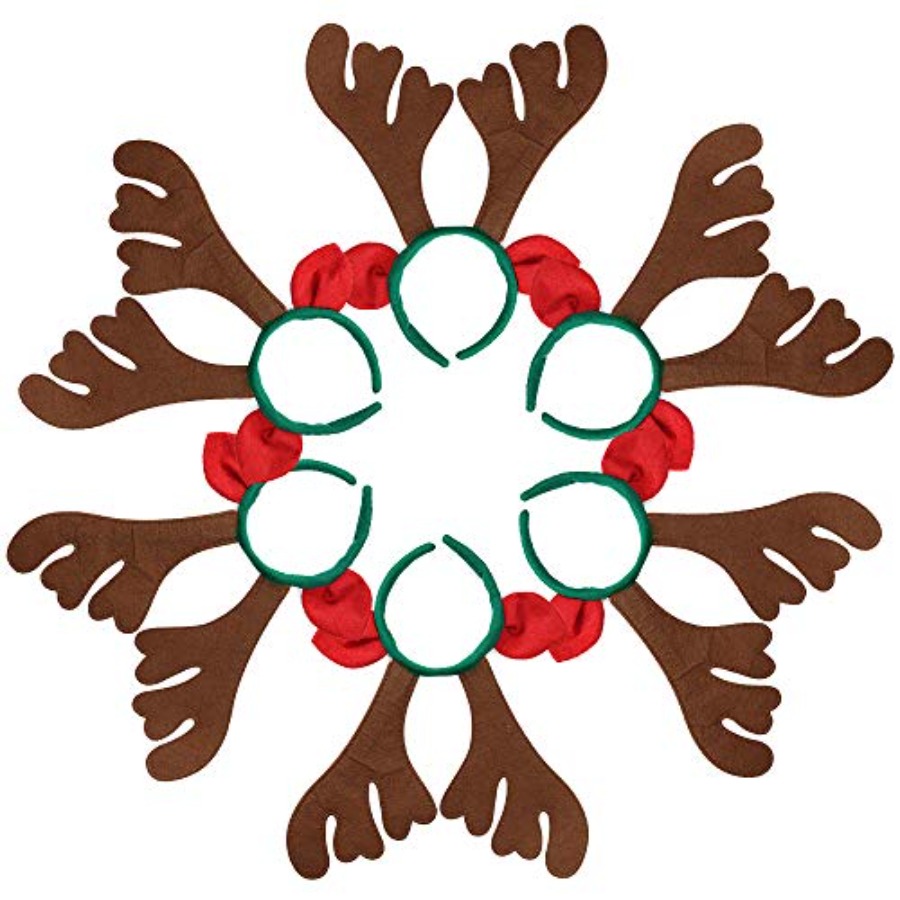 Max Fun 12Pcs Christmas Reinde - đánh giá và giá Reindeer Antlers Headband