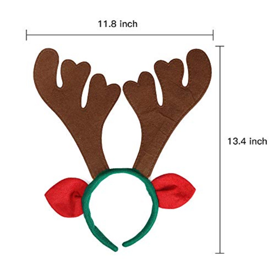 Max Fun 12Pcs Christmas Reinde - đánh giá và giá Reindeer Antlers Headband